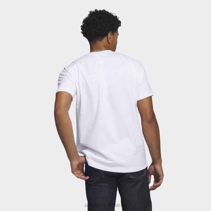 Adidas tricou alb de călătorie manchester united bărbați alb 2JBN14320