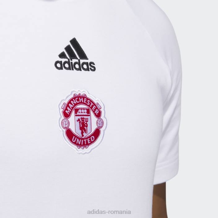 Adidas tricou alb de călătorie manchester united bărbați alb 2JBN14320