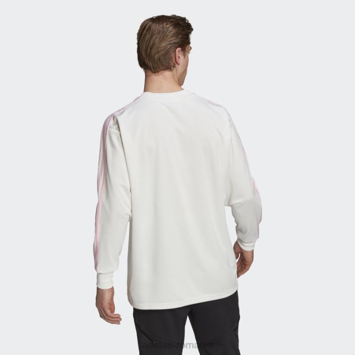 Adidas tricou alb de portar icon belgia bărbați alb/roz adevărat 2JBN7192