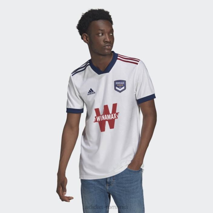 Adidas tricou alb fc girondins de bordeaux 21/22 deplasare bărbați alb 2JBN15275