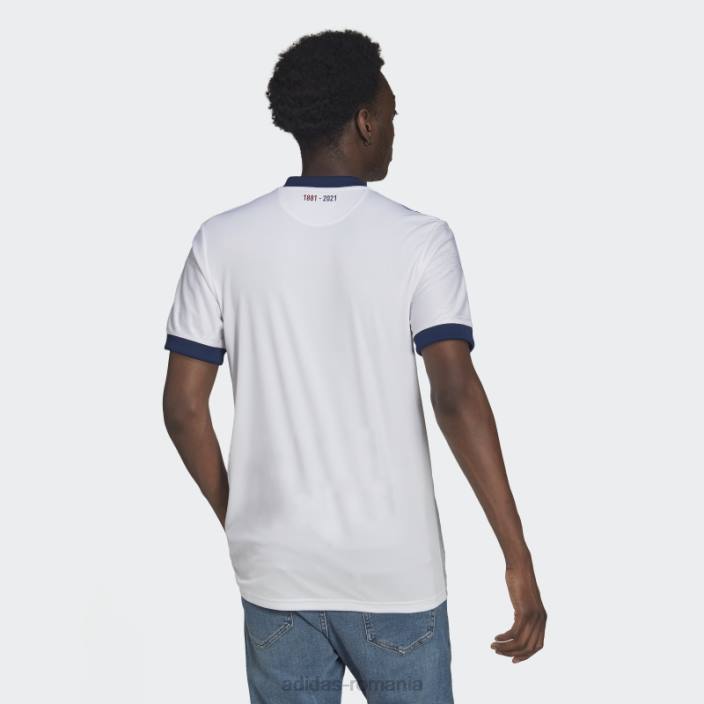 Adidas tricou alb fc girondins de bordeaux 21/22 deplasare bărbați alb 2JBN15275
