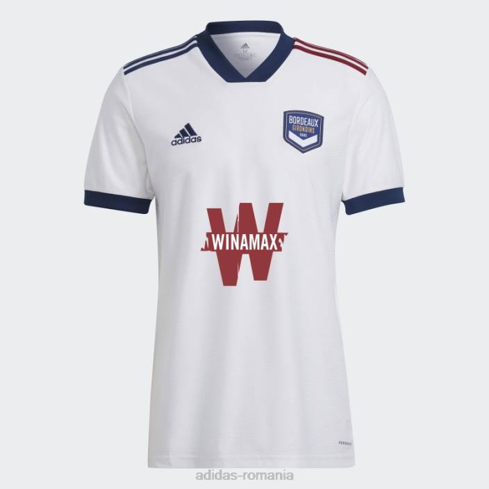 Adidas tricou alb fc girondins de bordeaux 21/22 deplasare bărbați alb 2JBN15275