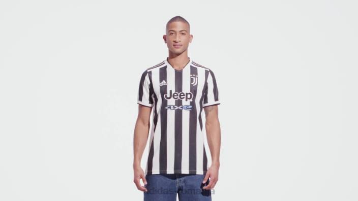 Adidas tricou alb juventus 21/22 acasă bărbați alb negru 2JBN15257
