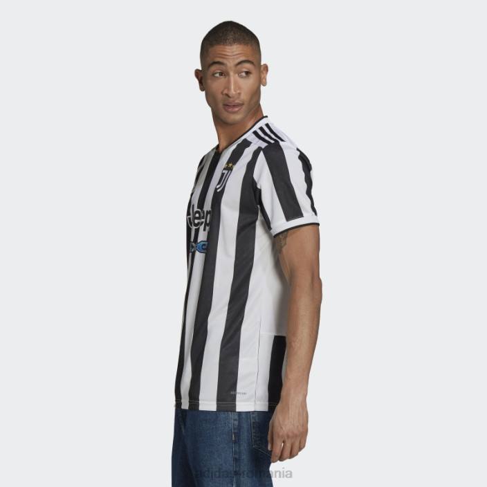 Adidas tricou alb juventus 21/22 acasă bărbați alb negru 2JBN15257