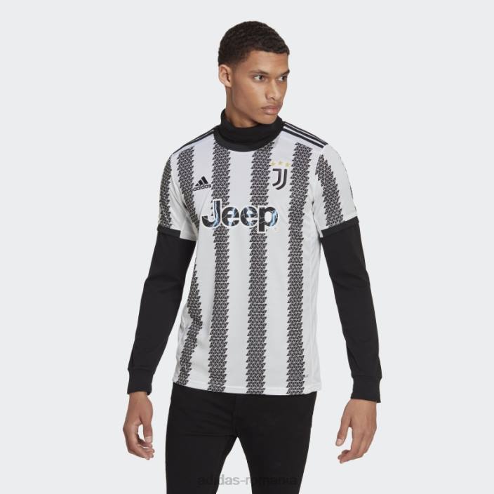Adidas tricou alb juventus 22/23 home adidas bărbați alb negru 2JBN783