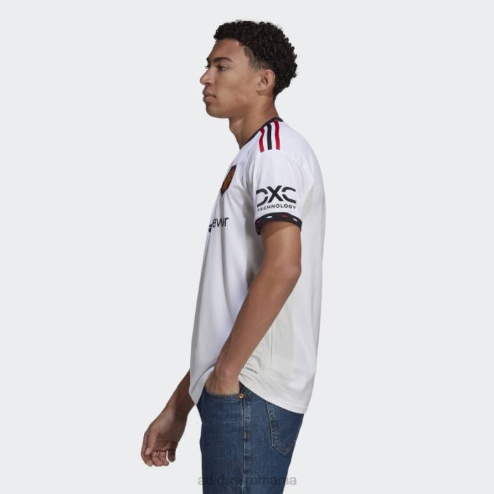 Adidas tricou alb manchester united 22/23 deplasare bărbați alb 2JBN754
