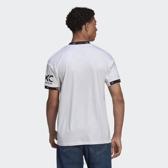 Adidas tricou alb manchester united 22/23 deplasare bărbați alb 2JBN754