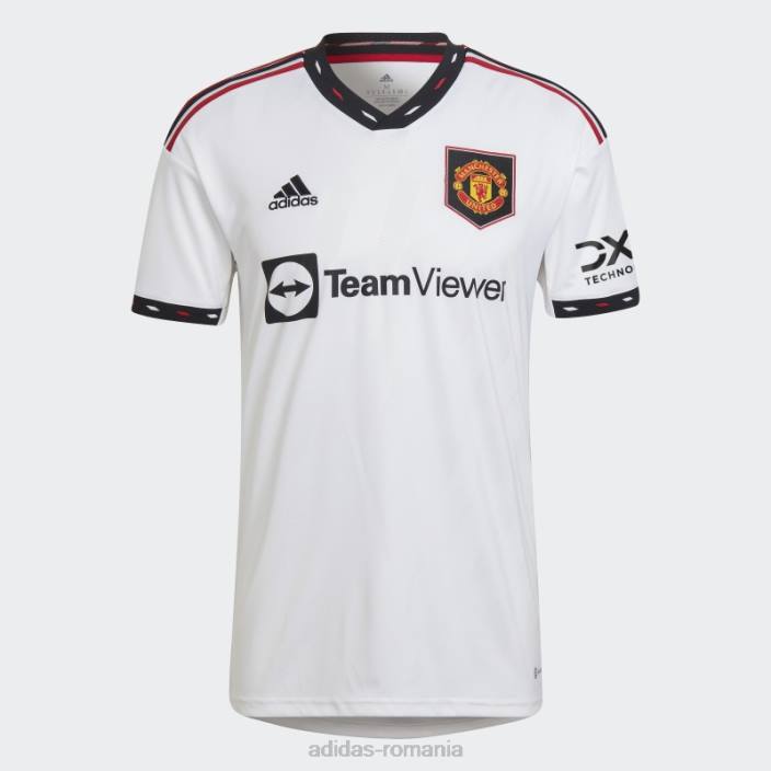 Adidas tricou alb manchester united 22/23 deplasare bărbați alb 2JBN754