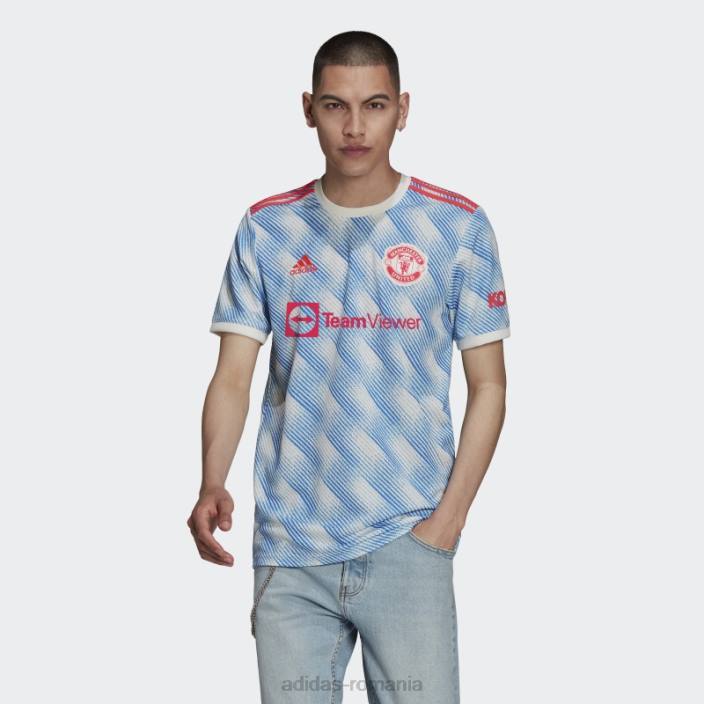 Adidas tricou alb manchester united deplasare 21/22 bărbați alb 2JBN7102
