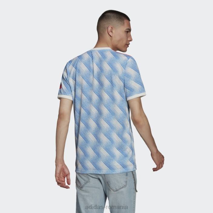 Adidas tricou alb manchester united deplasare 21/22 bărbați alb 2JBN7102