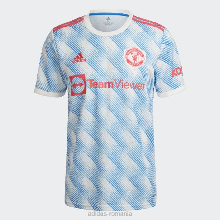 Adidas tricou alb manchester united deplasare 21/22 bărbați alb 2JBN7102