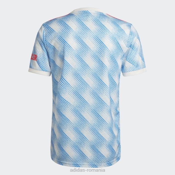 Adidas tricou alb manchester united deplasare 21/22 bărbați alb 2JBN7102