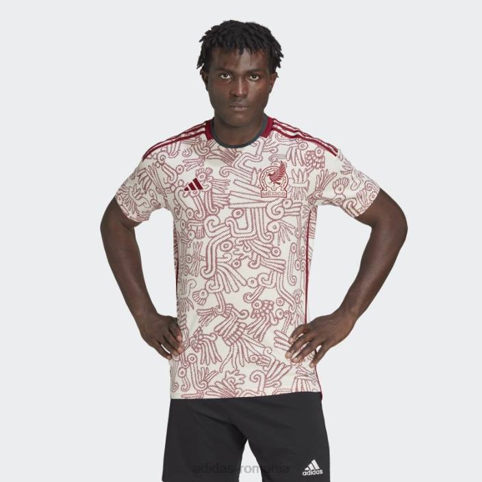 Adidas tricou alb mexic 22 deplasare adidas bărbați alb 2JBN6813