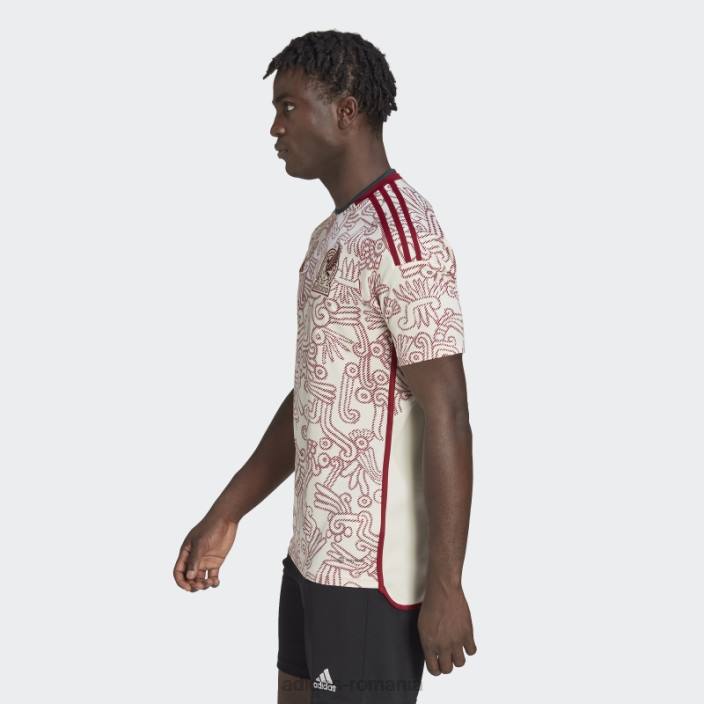 Adidas tricou alb mexic 22 deplasare adidas bărbați alb 2JBN6813