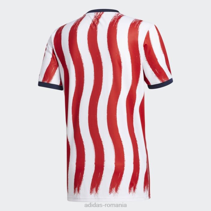 Adidas tricou alb mls pre-meci bărbați alb/rosu/marin 2JBN15047