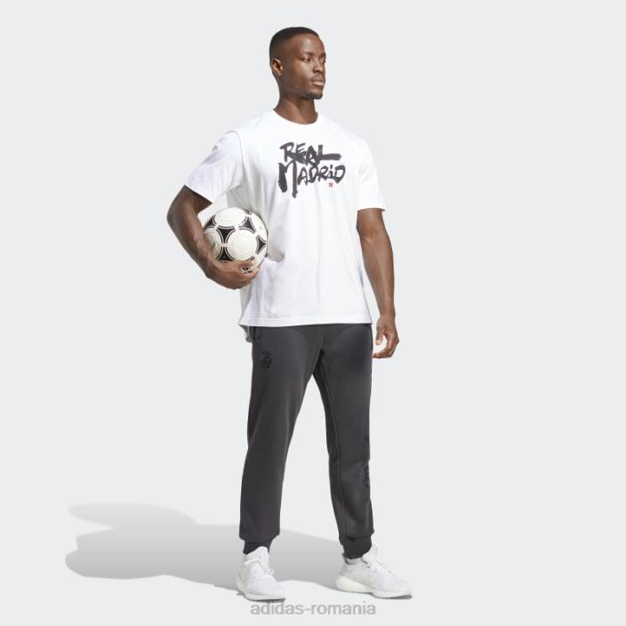 Adidas tricou alb real madrid chinese story bărbați alb 2JBN14290