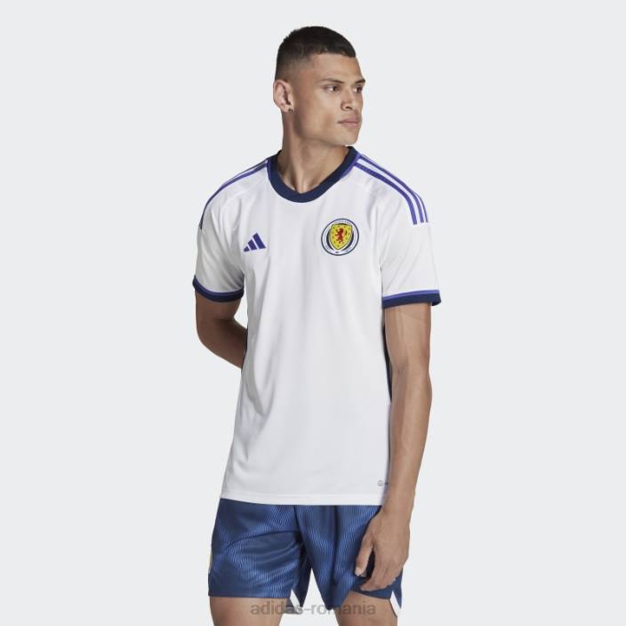 Adidas tricou alb scoția 22 deplasare adidas bărbați alb 2JBN1239