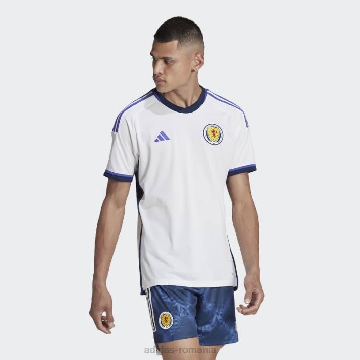 Adidas tricou alb scoția 22 deplasare adidas bărbați alb 2JBN1239