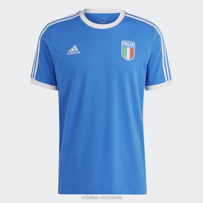 Adidas tricou albastru italia 3 dungi adidas bărbați albastru 2JBN13497