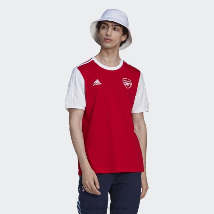 Adidas tricou arsenal 3 dungi stacojiu bărbați stacojiu 2JBN13729
