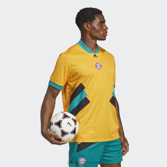 Adidas tricou auriu fc bayern icon bărbați aur 2JBN5836