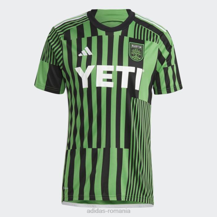 Adidas tricou austin fc 23/24 home alb fierbinte bărbați verde/alb real 2JBN15226