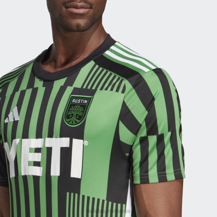 Adidas tricou austin fc 23/24 home alb fierbinte bărbați verde/alb real 2JBN15226
