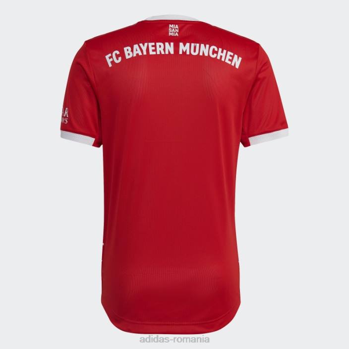 Adidas tricou autentic adidas fc bayern 22/23 home roșu bărbați roșu 2JBN13611