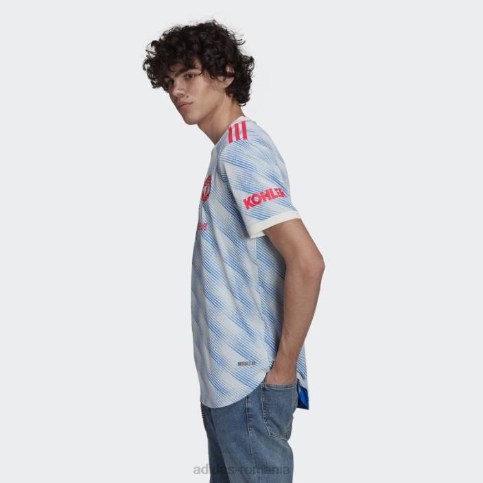 Adidas tricou autentic alb manchester united 21/22 deplasare bărbați alb 2JBN14657