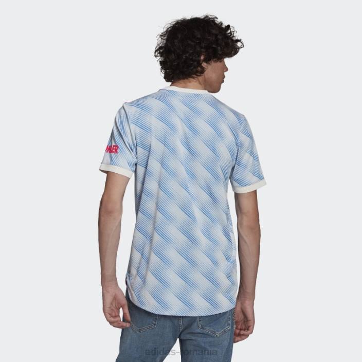 Adidas tricou autentic alb manchester united 21/22 deplasare bărbați alb 2JBN14657