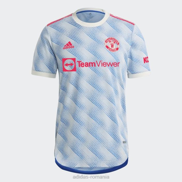 Adidas tricou autentic alb manchester united 21/22 deplasare bărbați alb 2JBN14657