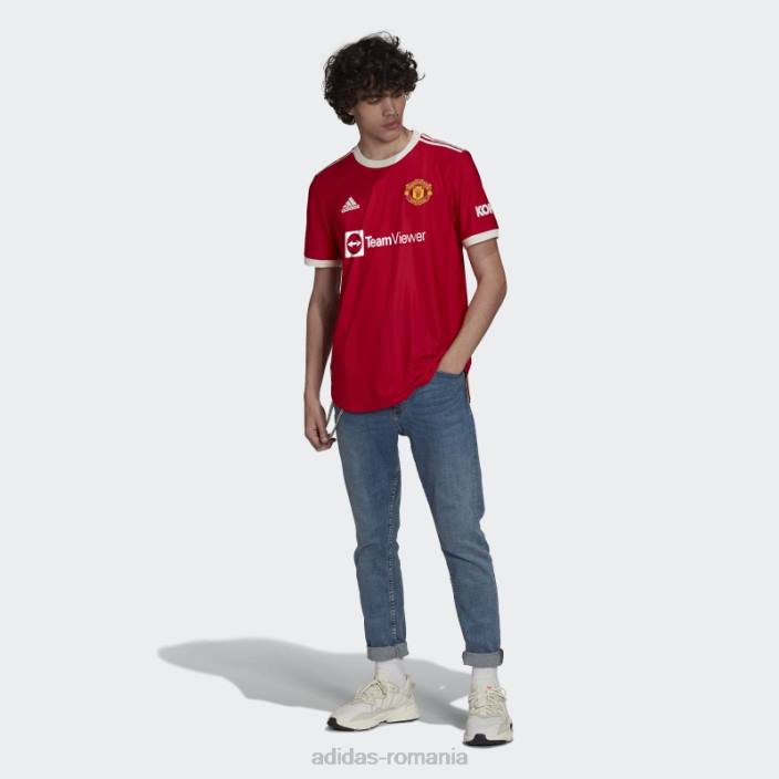 Adidas tricou autentic manchester united 21/22 acasă, roșu real bărbați roșu adevărat 2JBN14972