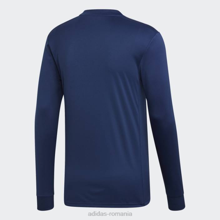 Adidas tricou cu dungi 19 albastru închis bărbați albastru închis/alb 2JBN15170