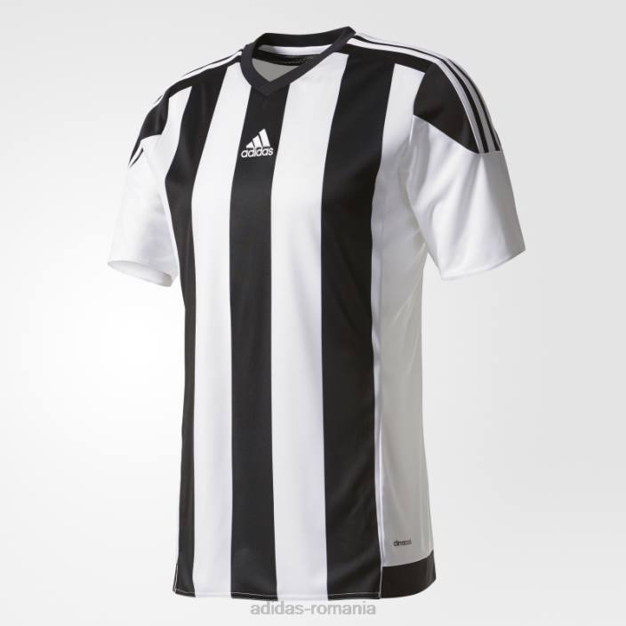 Adidas tricou cu dungi albe 15 bărbați alb negru 2JBN15161