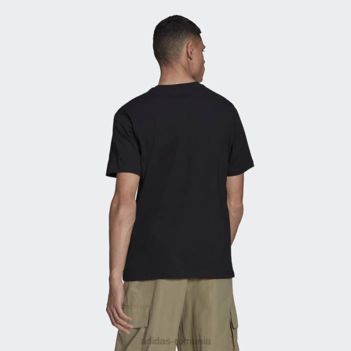 Adidas tricou cu logo de fotbal negru bărbați negru 2JBN7123