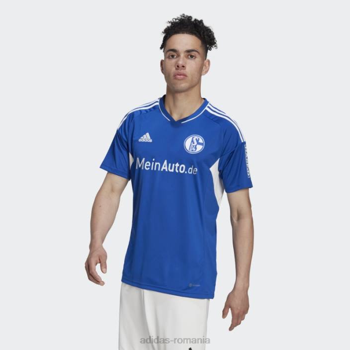 Adidas tricou de acasă albastru regal fc schalke 04 22/23 bărbați albastru regal/alb 2JBN14200