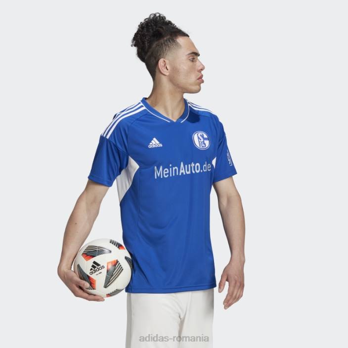 Adidas tricou de acasă albastru regal fc schalke 04 22/23 bărbați albastru regal/alb 2JBN14200