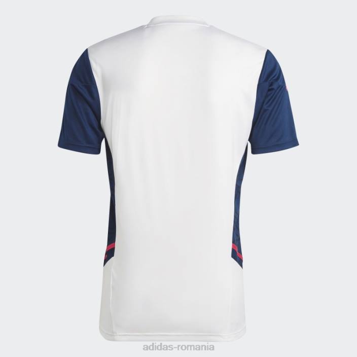 Adidas tricou de antrenament alb arsenal condivo 22 bărbați alb/marinier 2JBN1096