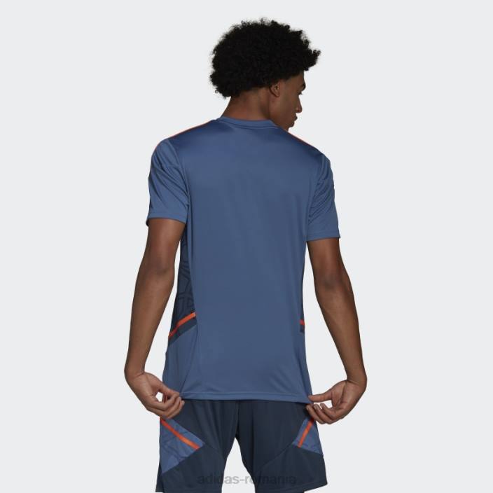 Adidas tricou de antrenament albastru manchester united condivo 22 adidas bărbați albastru 2JBN7539
