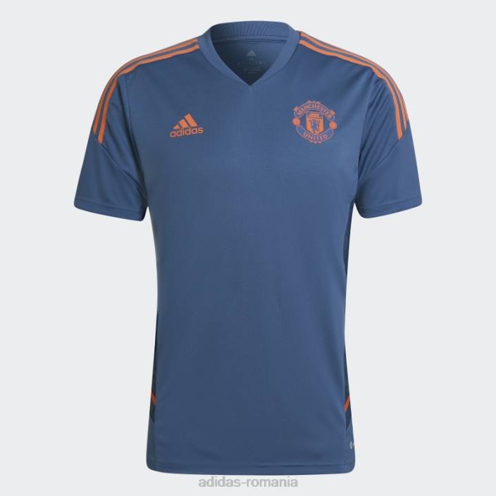 Adidas tricou de antrenament albastru manchester united condivo 22 adidas bărbați albastru 2JBN7539