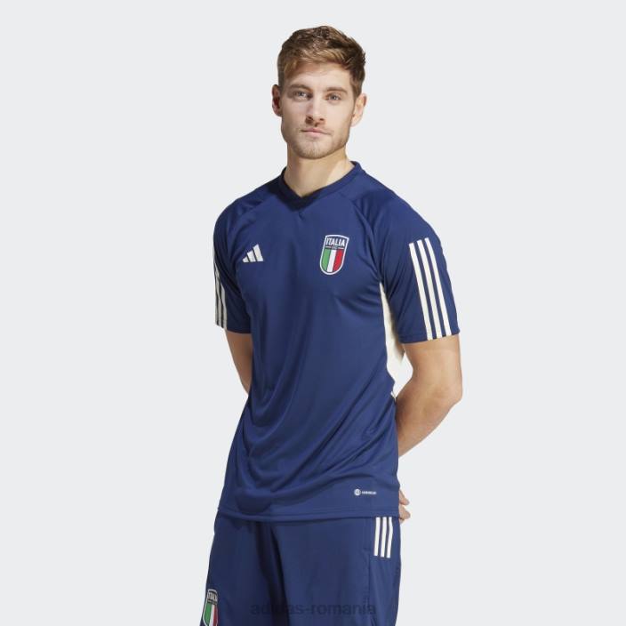 Adidas tricou de antrenament albastru închis Italia tiro 23 bărbați albastru inchis 2JBN13817