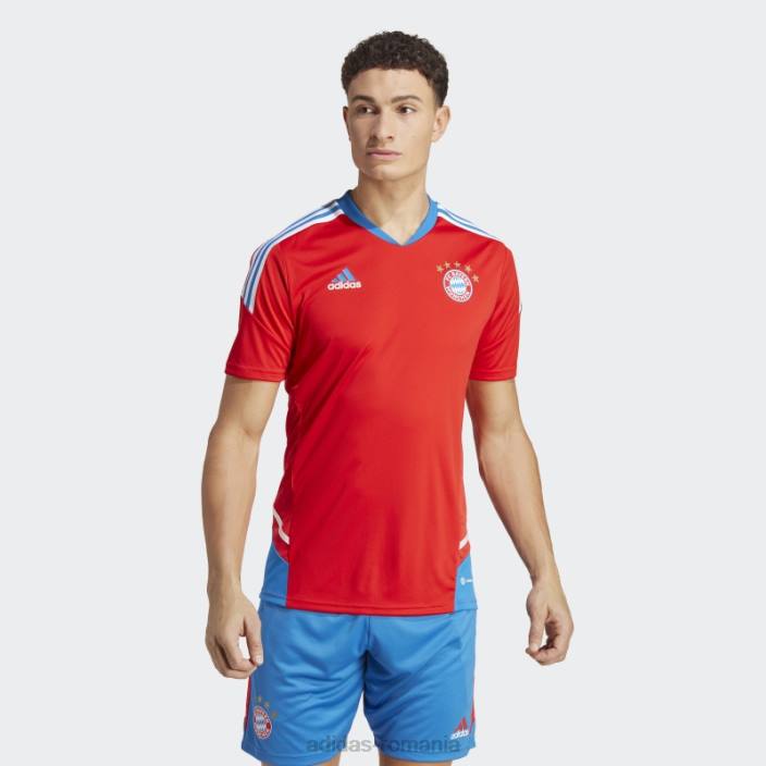 Adidas tricou de antrenament fc bayern condivo 22 roșu bărbați roșu/regal 2JBN5809
