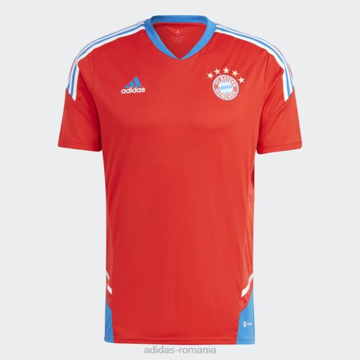 Adidas tricou de antrenament fc bayern condivo 22 roșu bărbați roșu/regal 2JBN5809
