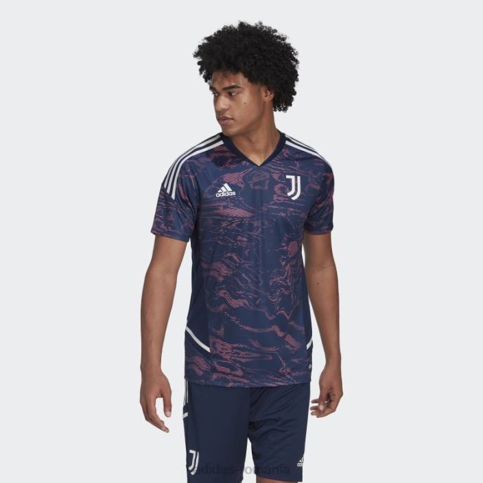Adidas tricou de antrenament juventus condivo 22 ton roz bărbați ton trandafir/indigo noapte 2JBN14374
