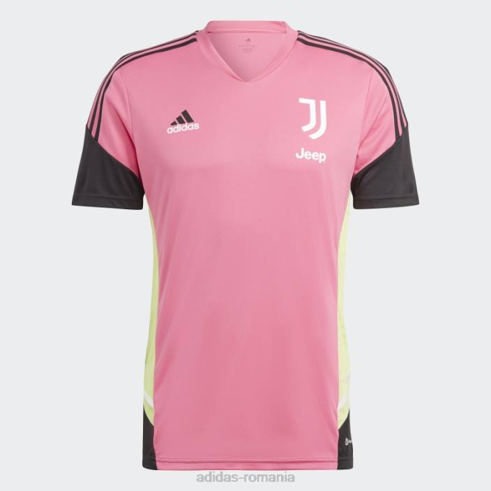 Adidas tricou de antrenament magenta juventus condivo 22 adidas bărbați magenta 2JBN6111