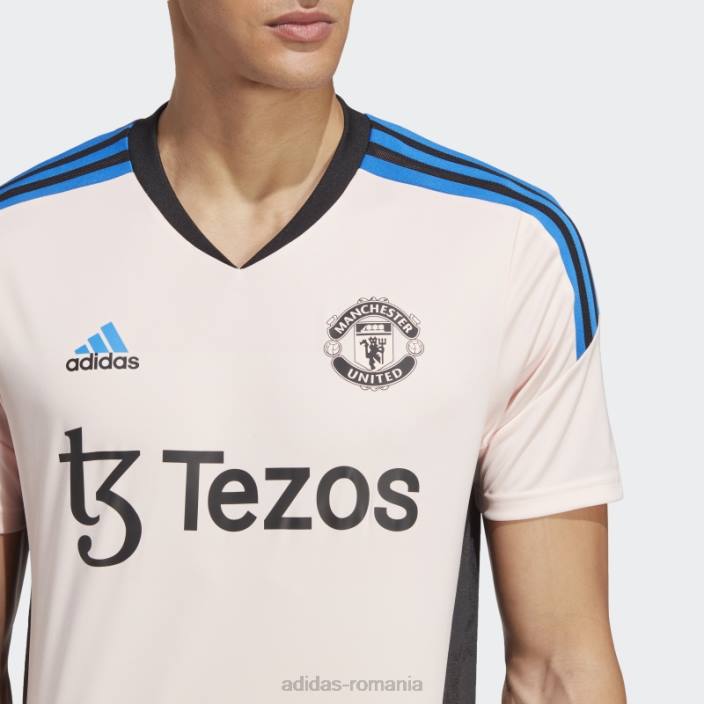 Adidas tricou de antrenament manchester united condivo 22 roz gheață bărbați roz ca gheață 2JBN5816