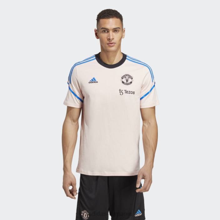 Adidas tricou de antrenament manchester united condivo 22 roz gheata adidas bărbați roz ca gheață 2JBN15216