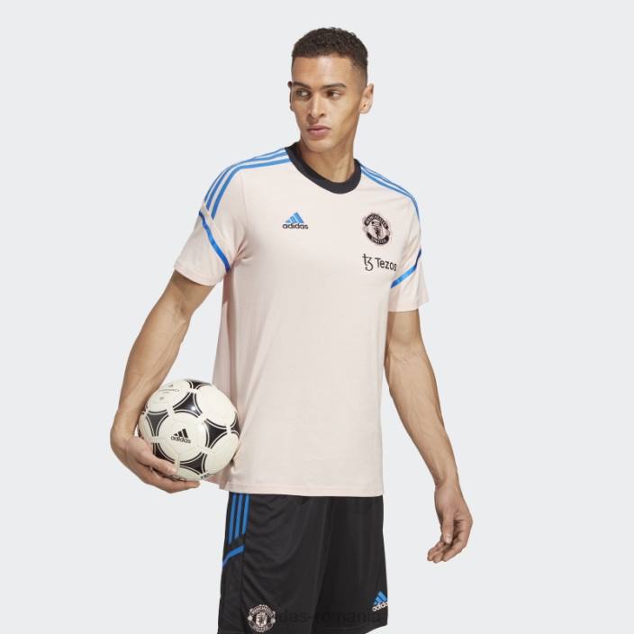 Adidas tricou de antrenament manchester united condivo 22 roz gheata adidas bărbați roz ca gheață 2JBN15216