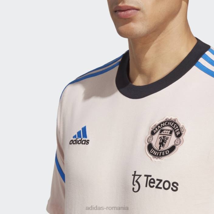 Adidas tricou de antrenament manchester united condivo 22 roz gheata adidas bărbați roz ca gheață 2JBN15216