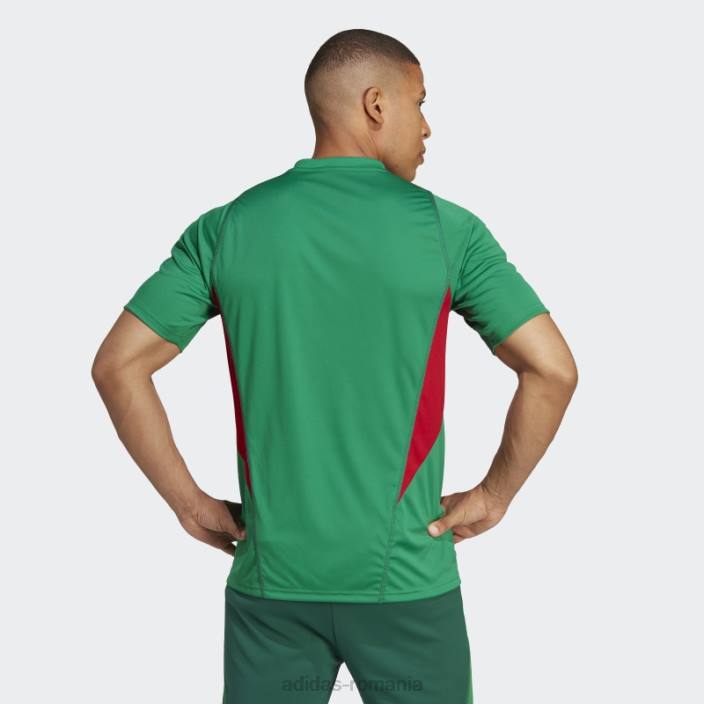 Adidas tricou de antrenament mexic tiro 23 verde bărbați verde 2JBN7255